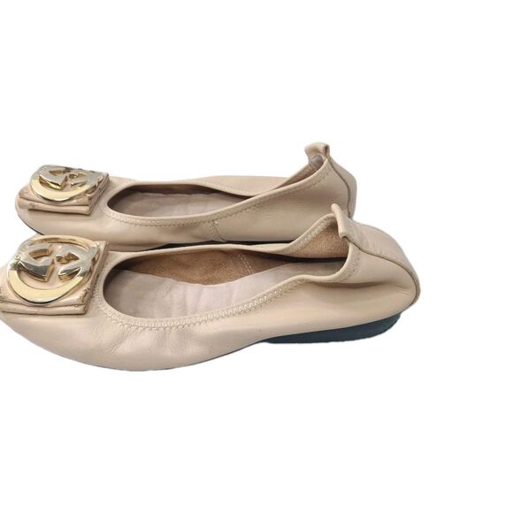 Gucci Interlocking G Logo Leather Ballet Flats Women's Shoes Sz EU 37/ 7M AS IS - Picture 5 of 16